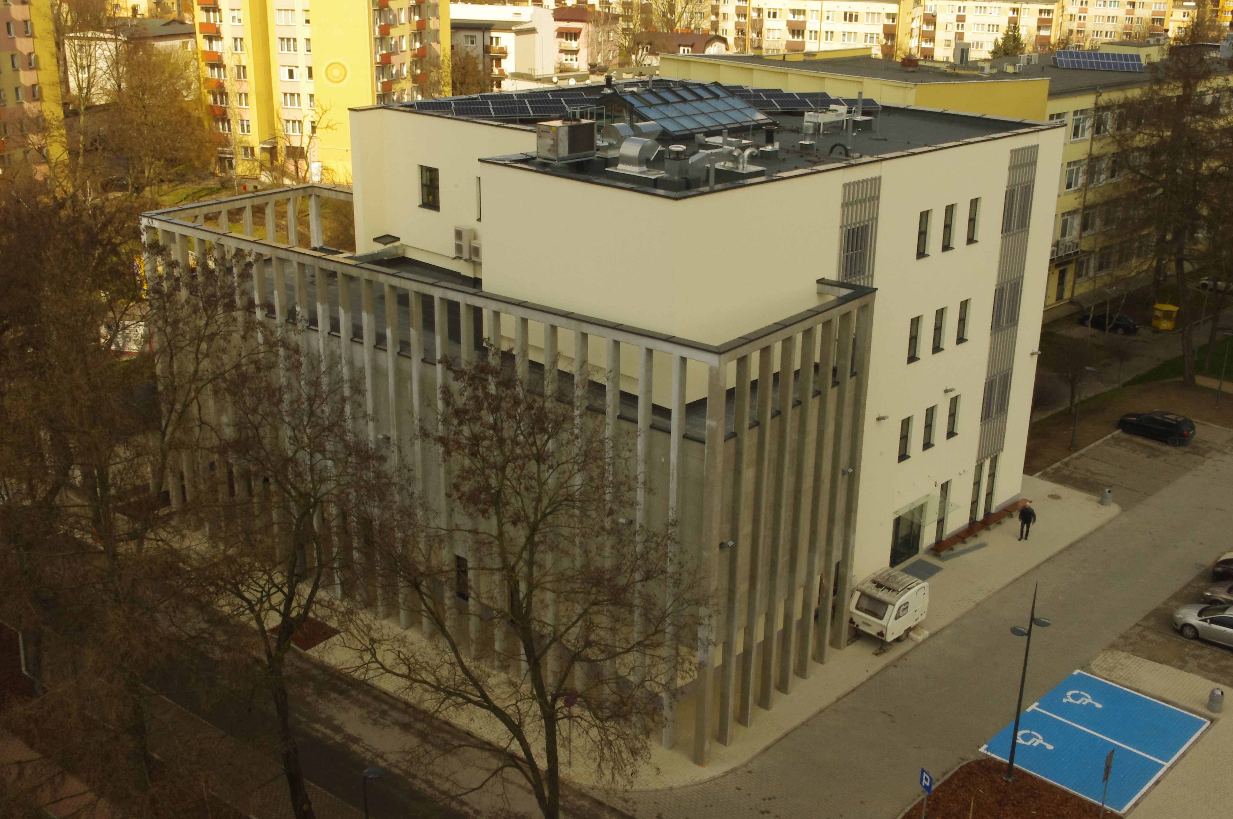 Centrum Technologii Informatycznych dla Politechniki Lubelskiej w Lublinie - Pozemné stavby