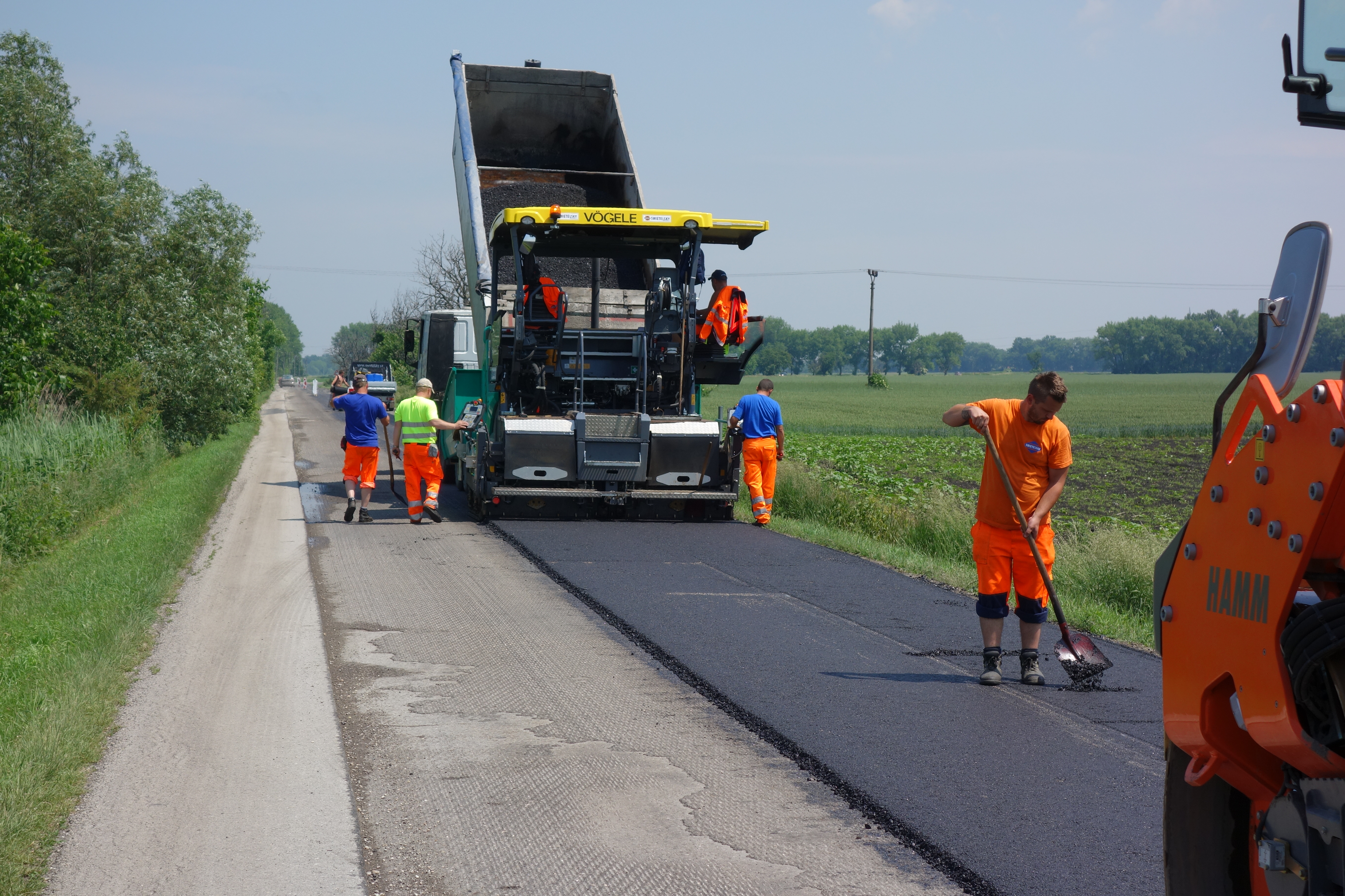 Rekonštrukcia cesty Kráľov Brod - Výstavba ciest a mostov