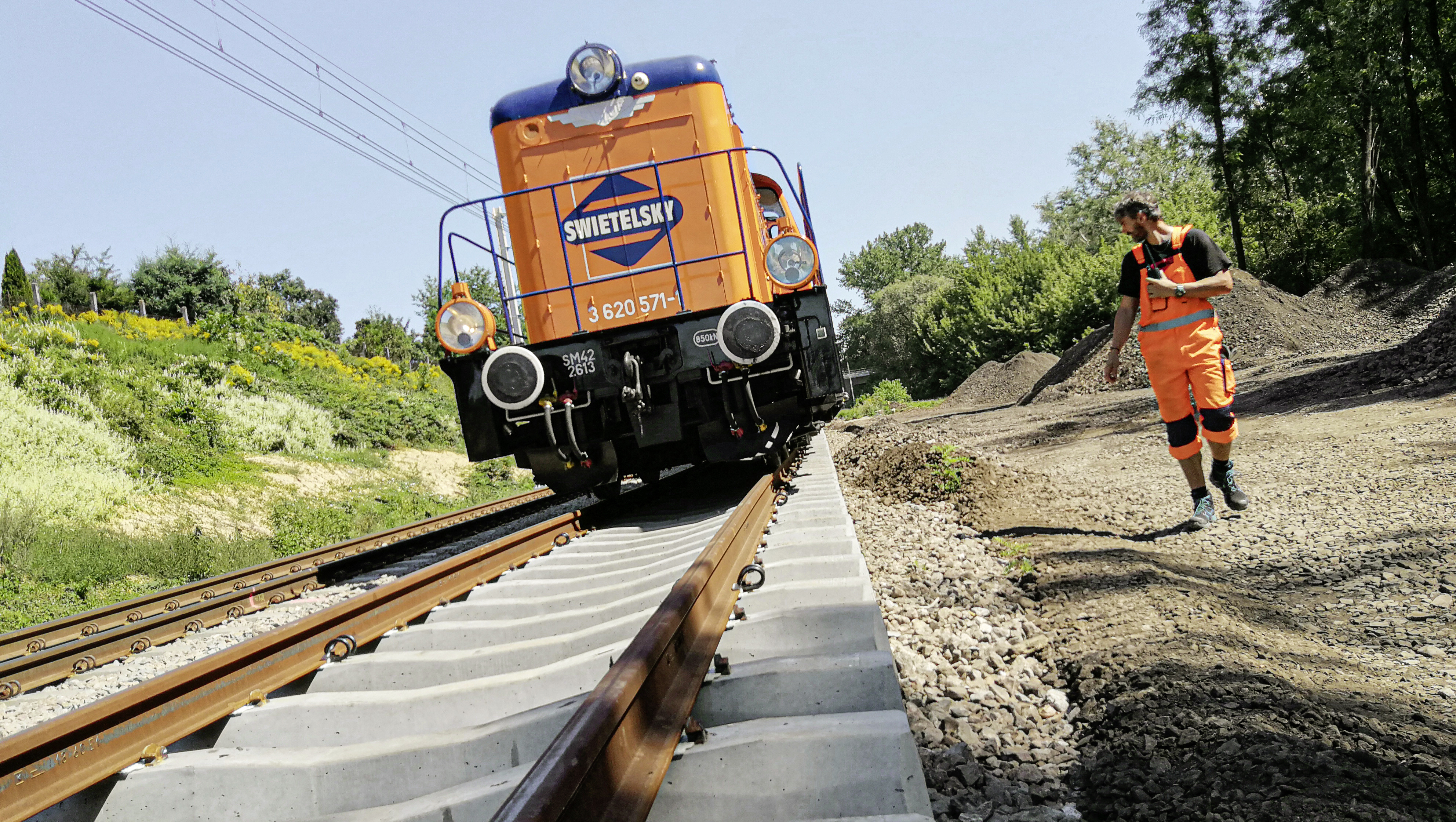 Prace budowlane na torze kolejowym, Railway 95 - Železničné stavby