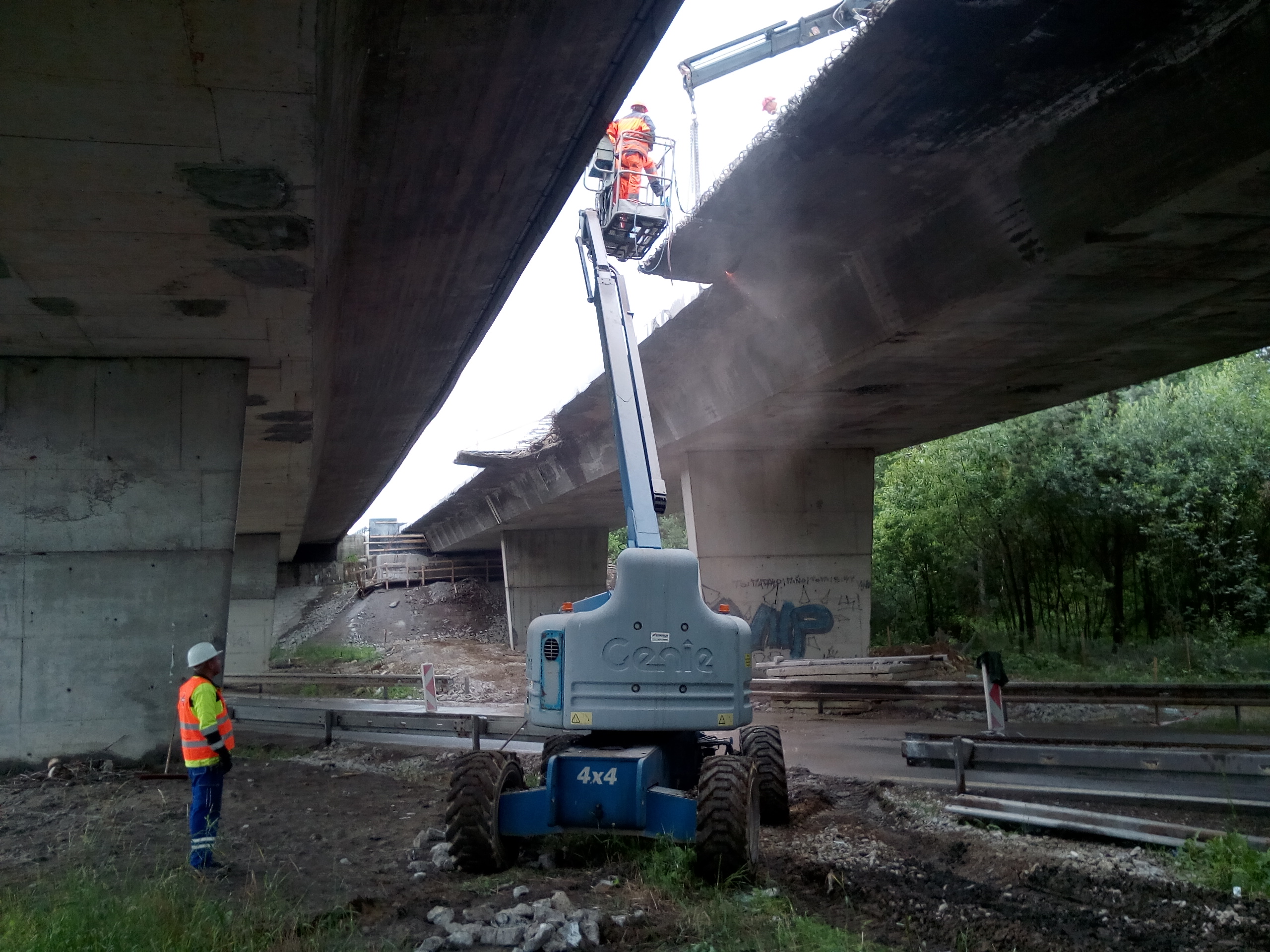 Búracie práce na mostných objektoch - Špeciálne kompetencie