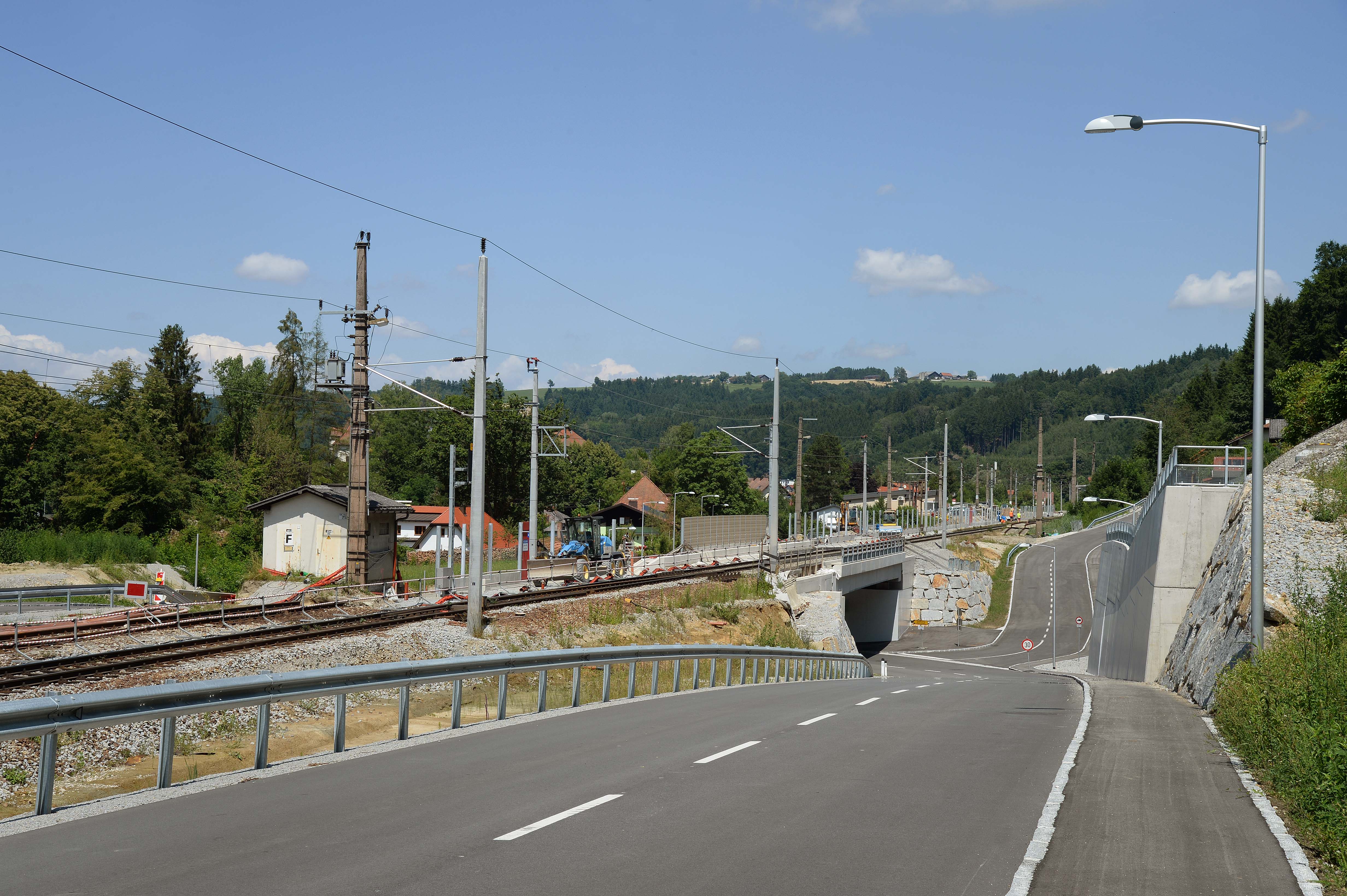 Umbau Bahnhof Wernstein - Železničné stavby