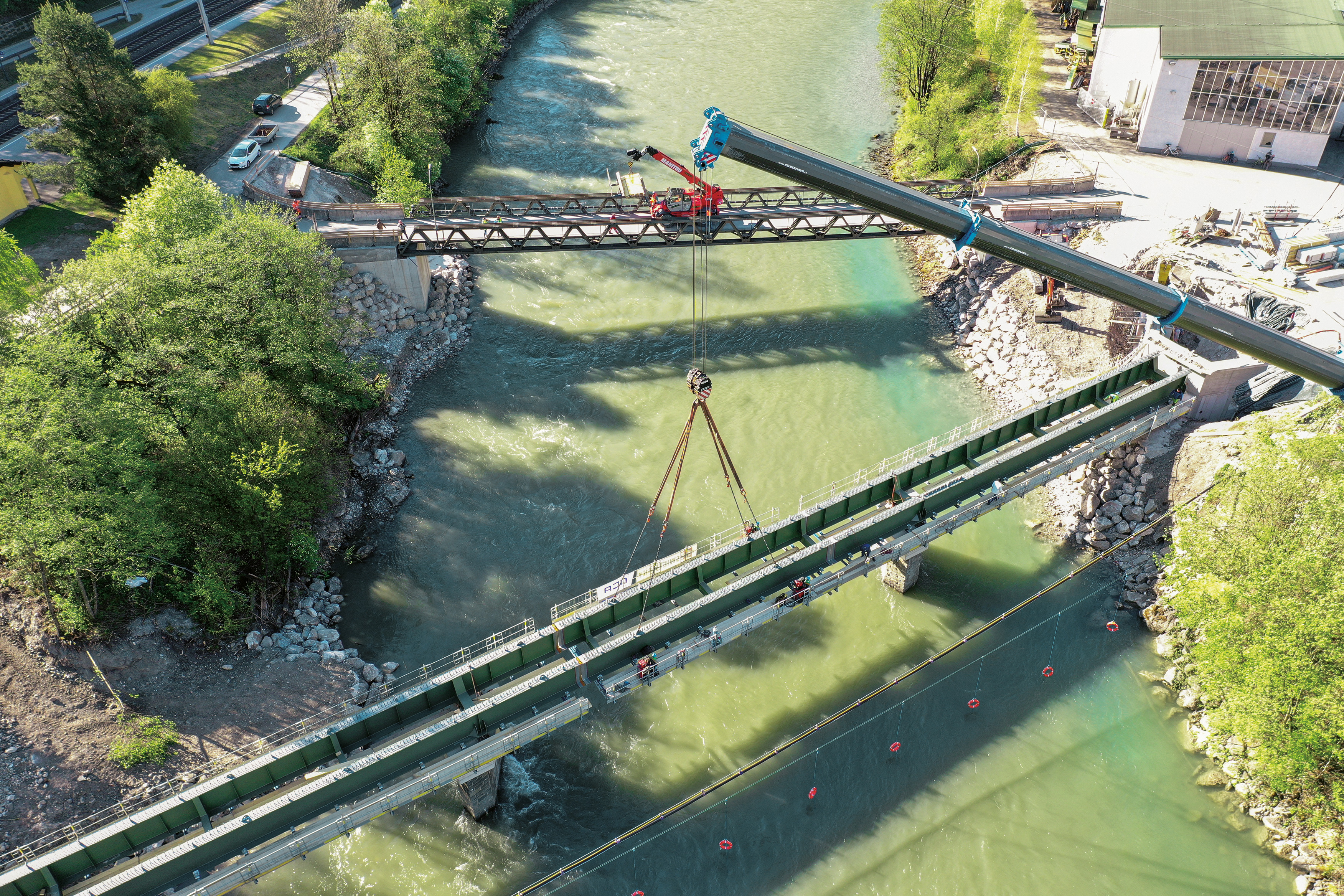 Brückenbau, Tenneck - Výstavba ciest a mostov