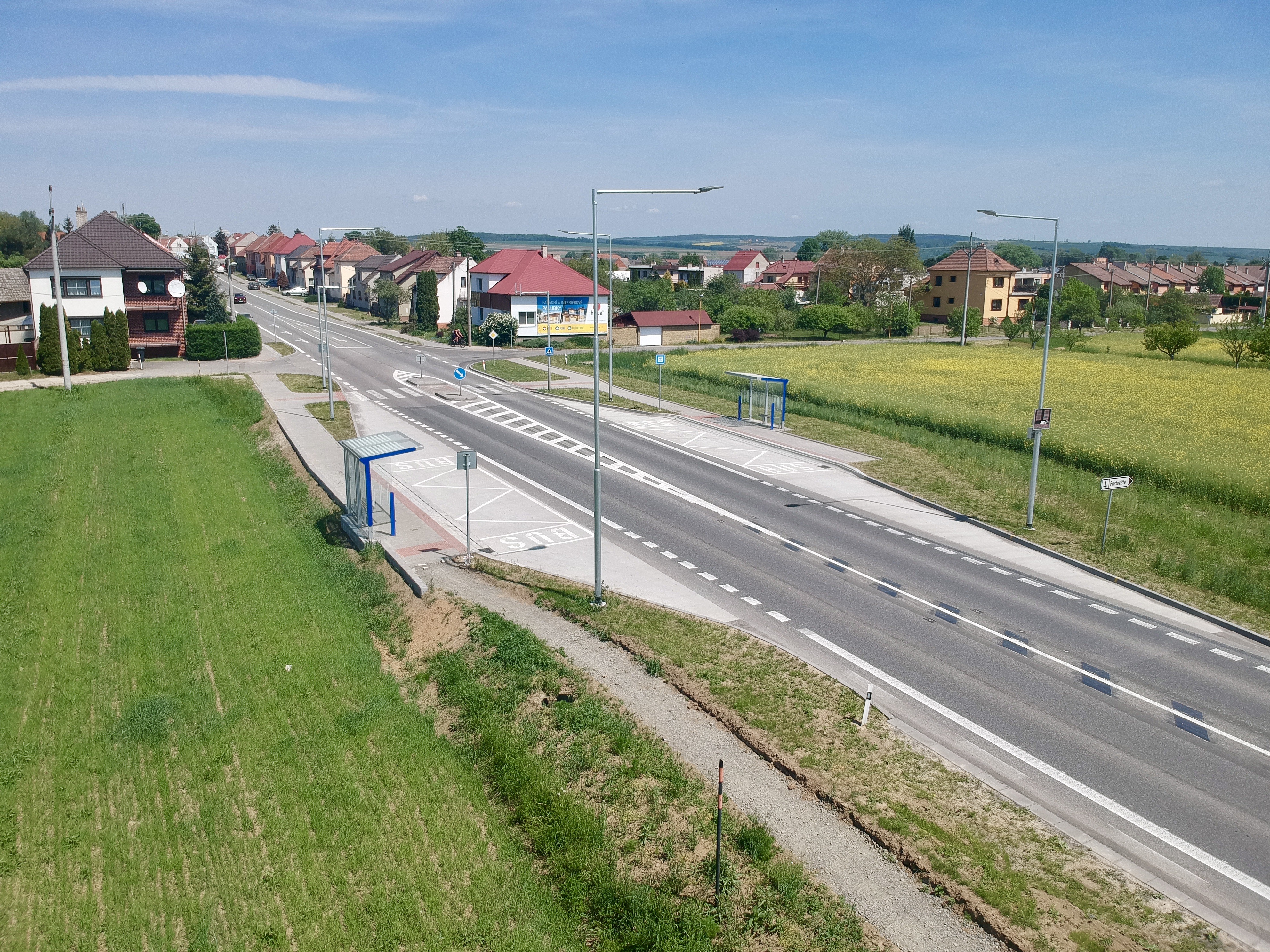 Spytihněv – autobusová zastávka - Výstavba ciest a mostov