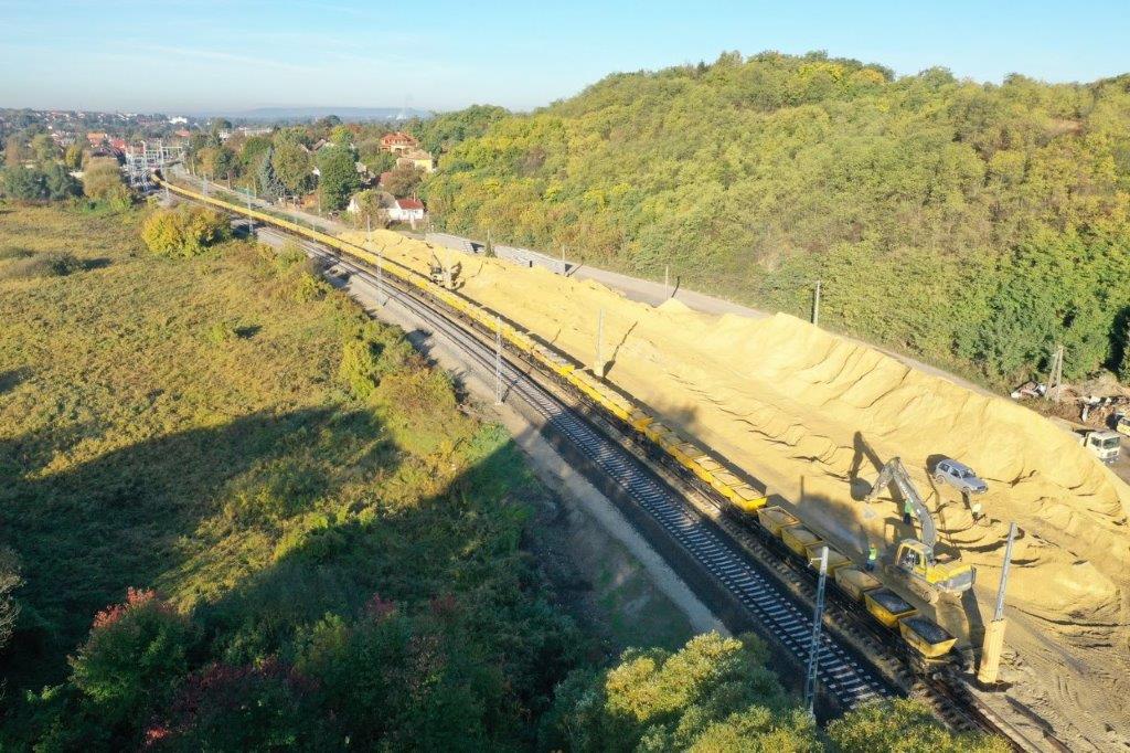 Gödöllő -Hatvan vasúti vonalszakasz pályaépítési és kapcsolódó munkák megvalósítása - Železničné stavby